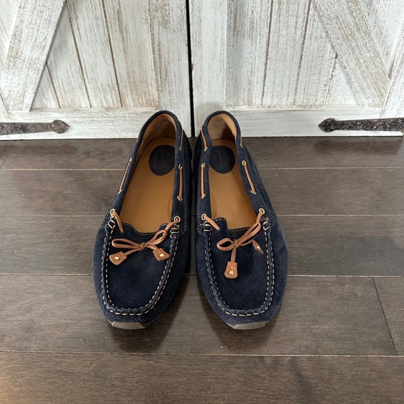 Clarks Shoes - Clarks‎ Artisan Dunbar Cruiser Suede Loafer Nautical Preppy Casual Navy 9.5